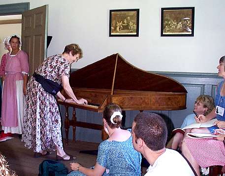 Learning about the harpsichord and the social graces