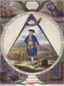 print "Keep Within Compass and You Shall Be Sure to Avoid Many Troubles which Others Endure," CWF acc. no. 1958-629,1