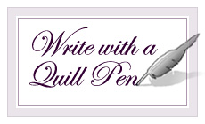 Write with a Quill Pen