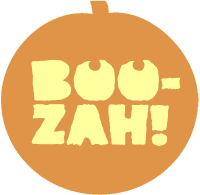 Boo-zah! pumpkin carving pattern