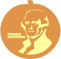 Thomas Jefferson pumpkin carving pattern