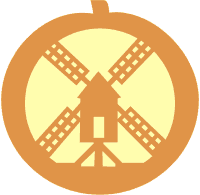 Windmill advanced pumpkin carving pattern